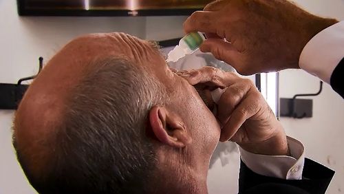 Now treating the conditions with a mixture of eye drops "The King" is now pleading with Australians to look after their eyes and get them checked if they notice any changes. 