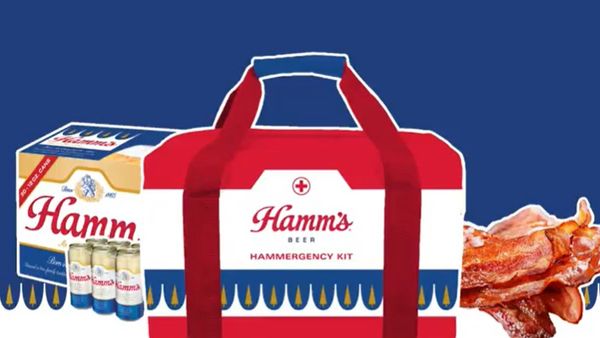 Hamm&#x27;s Beer are running a New Year&#x27;s resolution competition. 