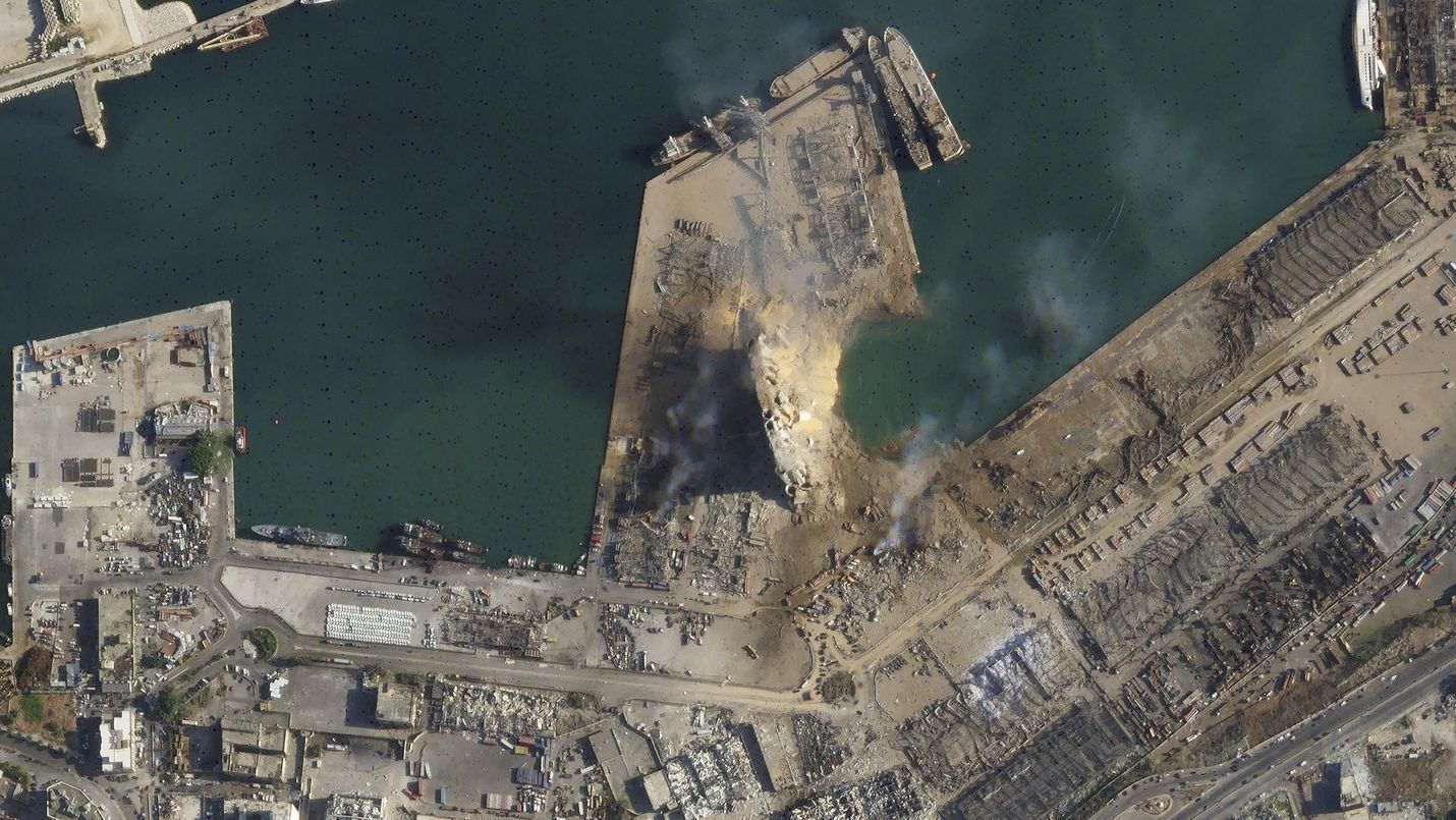 Beirut Explosion Before And After Satellite Images Show Huge Devastation