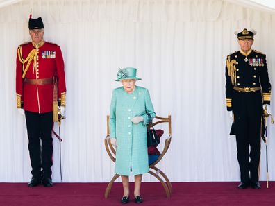 Queen Elizabeth Trooping the Colour