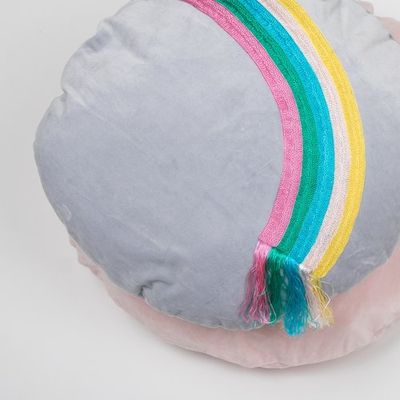 <a href="https://www.little-p.com/rainbow-velvet-cushion" target="_blank">Little P Rainbow Velvet Cushion, $110.</a>&nbsp;100% Washed cotton velvet with a rainbow hand-stitched by artisans in India.<br style="word-wrap: break-word; color: #ababab; font-family: futura-pt; font-size: 18px; background-color: #ffffff;" />