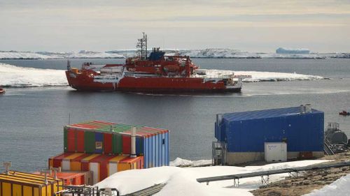 Australia's Antarctic icebreaker Aurora Australis hits rocks in blizzard