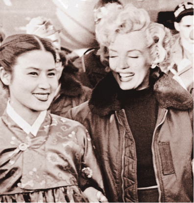 Choi Eun-hee and Marilyn Monroe