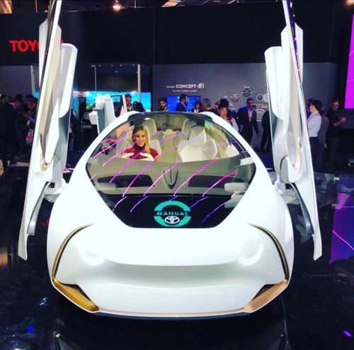 The Toyota future car concept that talks to you. (9NEWS)