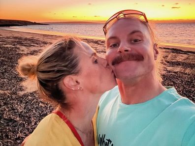 Valtteri Bottas and tiffany cromwell