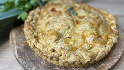 Jane de Graaff's leftover turkey and leek 'not Christmas' pie