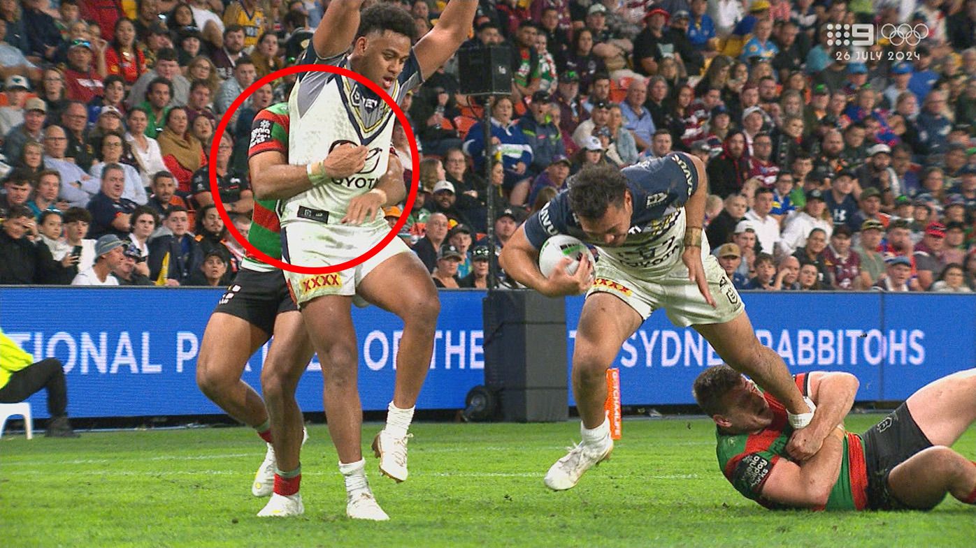 The Cowboys were denied a try after the Bunker judged Viliami Vailea had obstructed Alex Johnston.