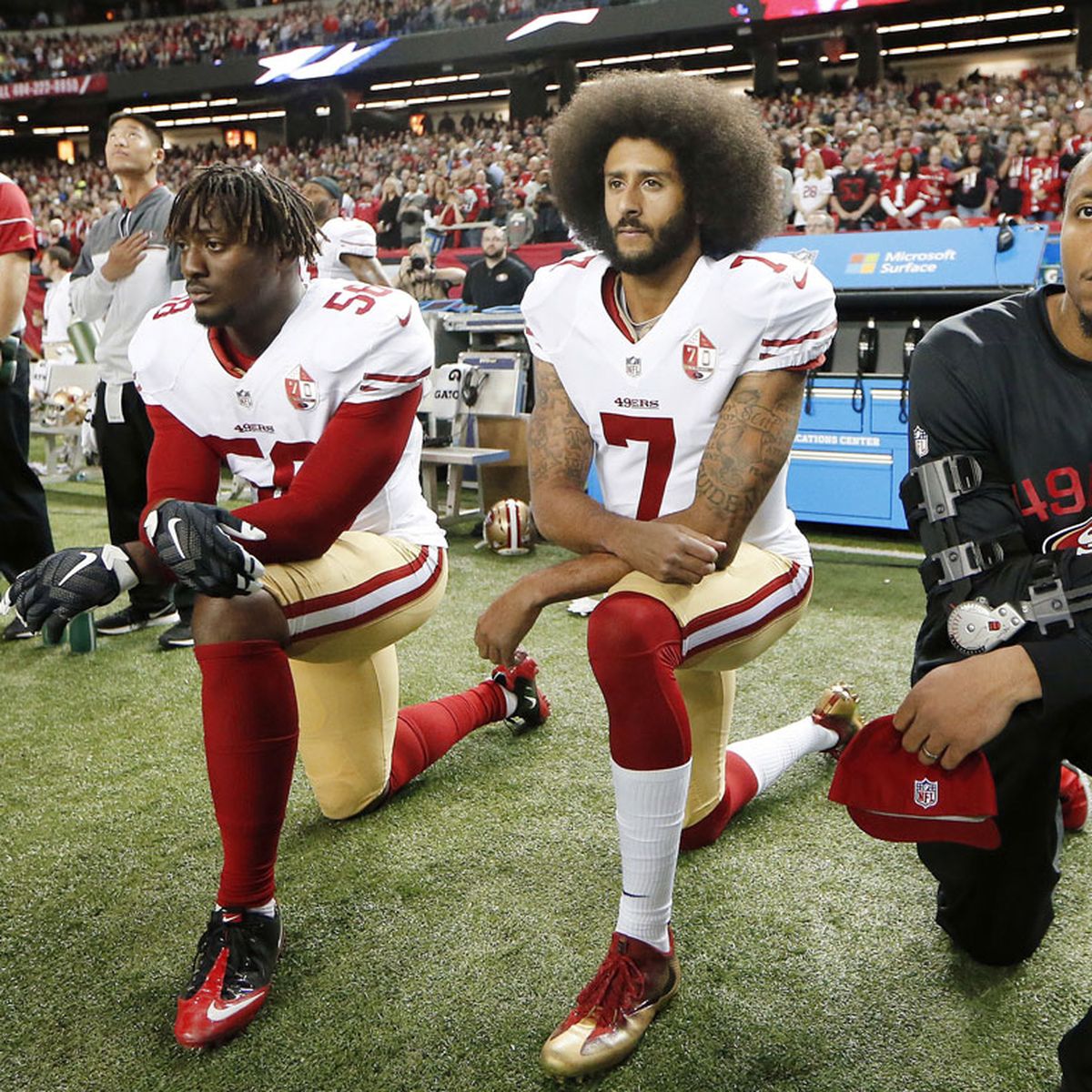 The 49ers, Kaepernick's last NFL team, criticized for Blackout Tuesday post