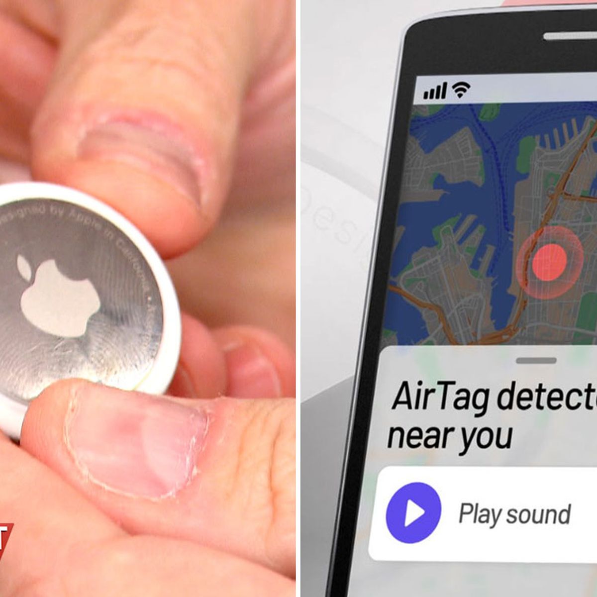 Australian travelers warn about Apple AirTag tracker placed in