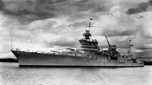 The wreckage of the USS Indianapolis has bee found 5500 meters below the surface of the Pacific Ocean. (AAP)