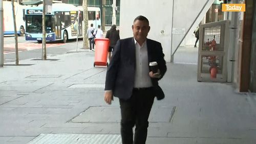 John Barilaro arrives at NSW parliament today.