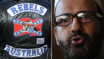 Martin Place siege gunman reportedly tried to join the Rebels bikie gang. (AAP)