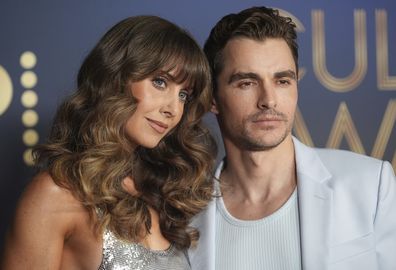 Alison Brie and Dave Franco held the Las Culturistas Cultural Awards on July 17, 2025 at the Orpheum Theater in Los Angeles. 