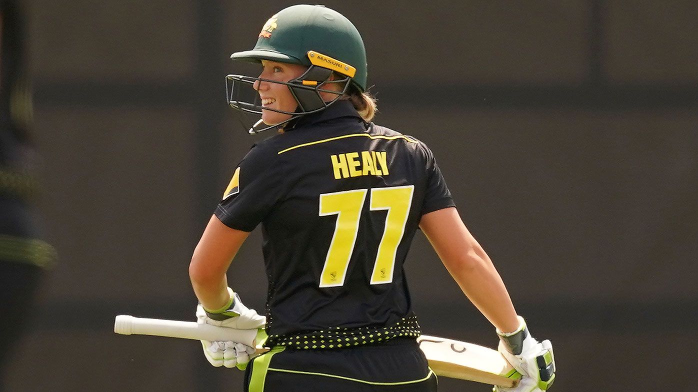 Southern Stars 'not worried' as Alyssa Healy's dire form slump continues in World T20 trial match
