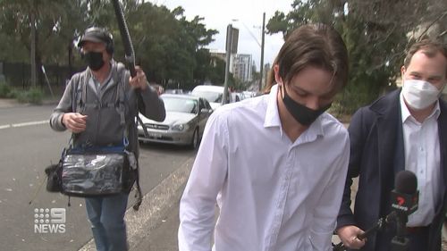 Jamie Pitman-Muir, 23, did not answer questions after his appearance in court today.