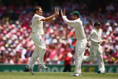 ...before playing a key role as Australia won the Ashes at home with a 5-0 series win in 2013/14.