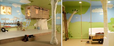 Custom treehouse room