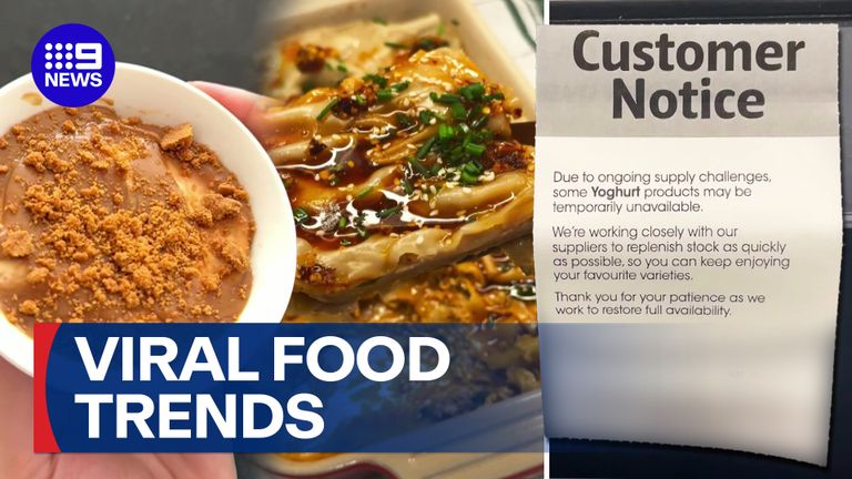 Viral Food Trends Bare Supermarket Shelves