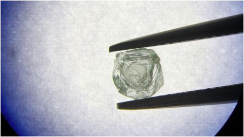 Miners in Russia have made a rare discovery, unearthing a hollow diamond with another diamond inside.