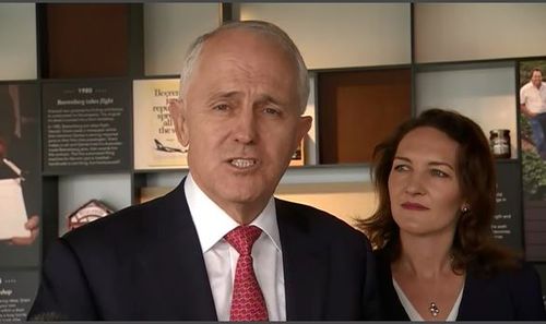 Prime Minister Malcolm Turnbull has responded to Labor's tax backflip. Picture: 9NEWS
