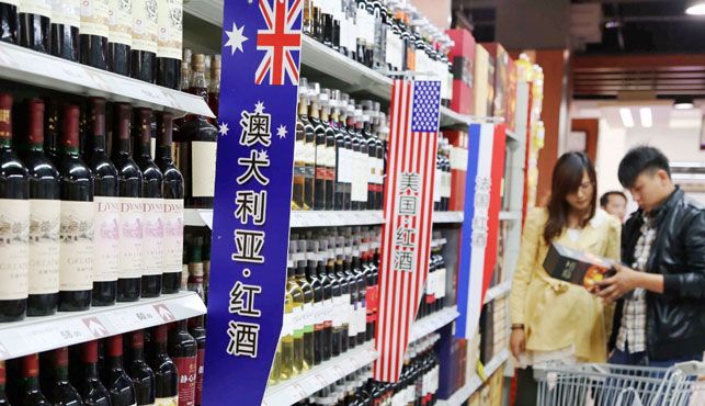 Australian wine exports to China have jumped by 51 percent over the past 12 months. (Photo: AAP).