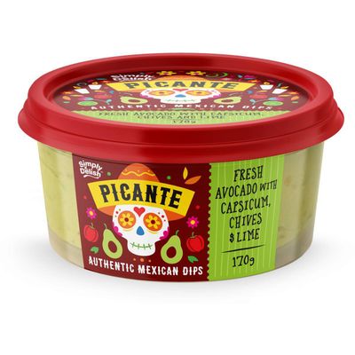 Picante Fresh Avocado with Capsicum, Chives & Lime