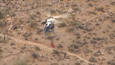 190605 Phoenix Arizona helicopter rescue spinning basket hiker news USA