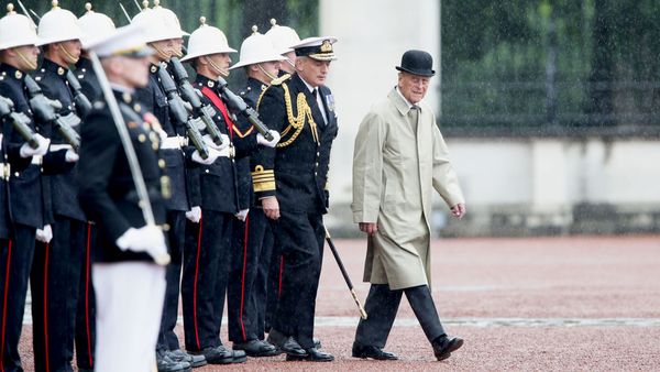 Prince Philip, the Duke of Edinburgh, attends the Captain General's Parade as his final individual public engagement before retirement at Buckingham Palace in London. (AAP)