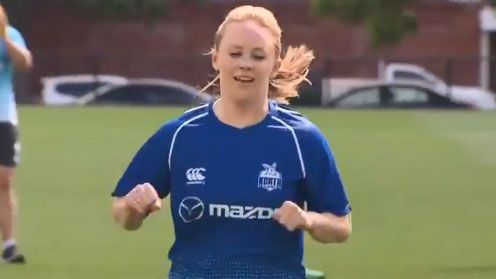 Nine reporter Alicia Muling describes her experience training alongside the North Melbourne Kangaroos