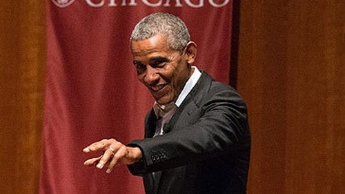 Barack Obama at University of Chicago event (Getty)