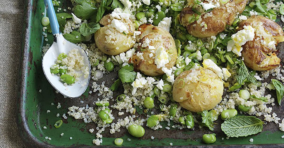 Potato and broad bean salad - Co-op