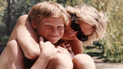 Princess Diana and Prince Harry on holiday. (Kensington Palace)