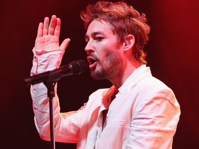 Daniel Johns arrives at the David Jones Spring/Summer 2015 Fashion Launch on August 5, 2015 in Sydney, Australia.