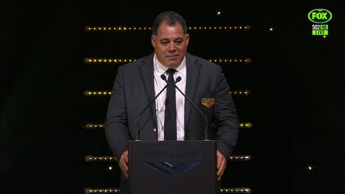 Meninga was inducted into the Immortals earlier this month.