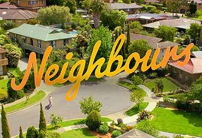 Neighbours title superimposed over Pin Oak Court (Fremantle/Ten)