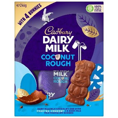 Cadbury's new 'Bunnies Gift Box' range: Coconut Rough edition