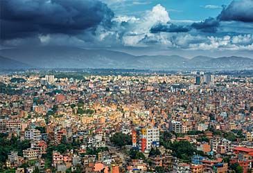 What is the elevation of Kathmandu above sea level?