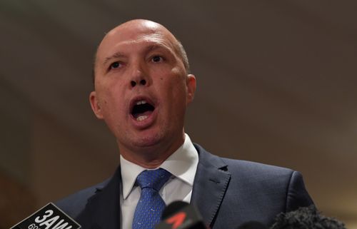 Peter Dutton believes people in Melbourne are too scared to go out because of African youth gangs. (AAP)