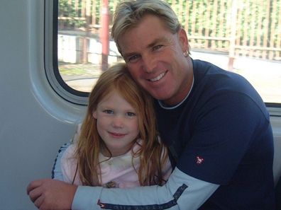 Brooke Warne and Shane Warne