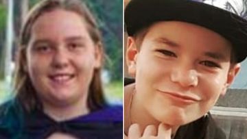 Jakaya Raics, left, and Nathaniel Dower, right, vanished from a home in Woongarrah on Thursday.