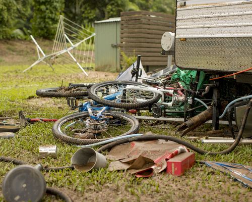 The flooding ravaged Cairns last week, destroying property. (AAP)