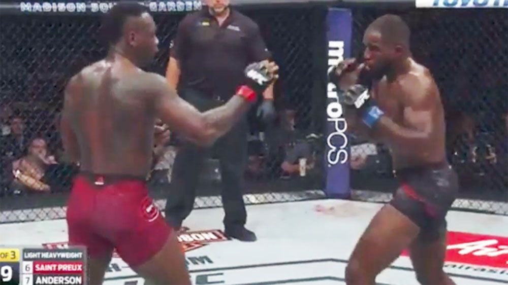 UFC 217: Ovince Saint Preux KO's Corey Anderson with brutal kick to the head