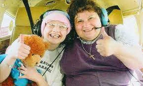 Clauddine "Dee Dee" Blanchard (right) with daughter Gypsy Rose Blanchard in images shown in the HBO documentary 'Mommy Dead and Dearest'