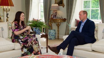 Prince William and Jacinda Ardern