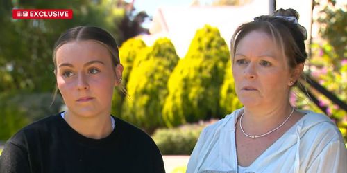 15-year-old victim Ally Hawking and her mum Amy Hawking