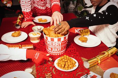 Christmas in July Feast KFC