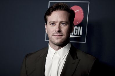 Armie Hammer attends the 13th Annual Go Gala on Nov. 16, 2019, in Los Angeles.