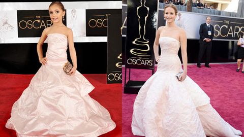 Hey there, Mini-Me: Kids recreate 2013 Oscars red-carpet looks