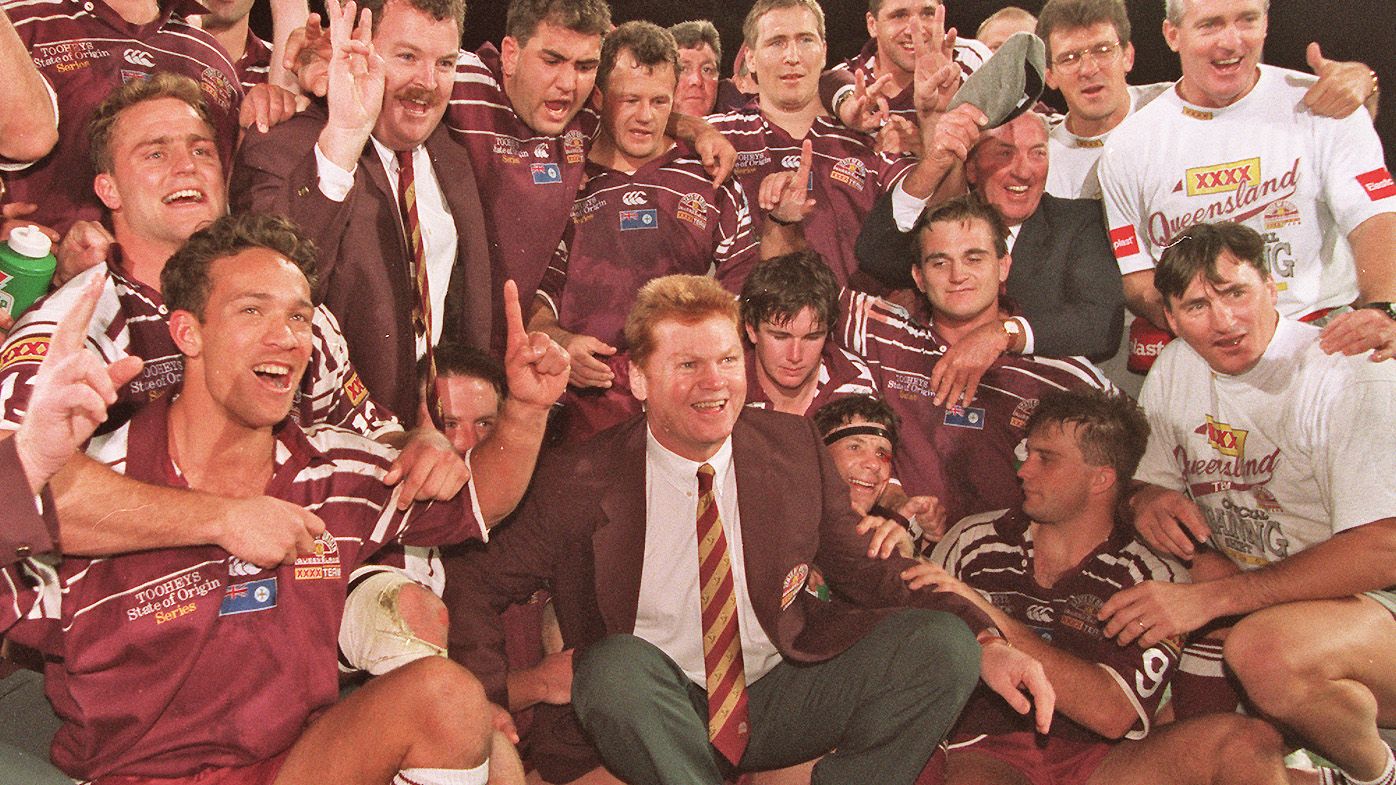 1995 Queensland State of Origin Team led by Paul Vautin as coach