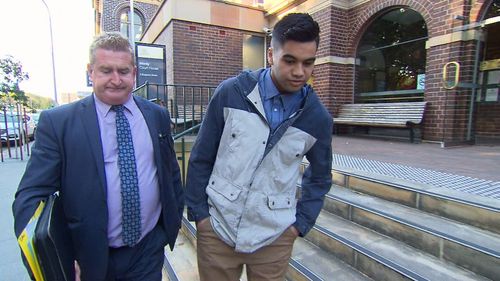 Mr Moana walked free from court, and will be assessed for home detention. Picture: 9NEWS